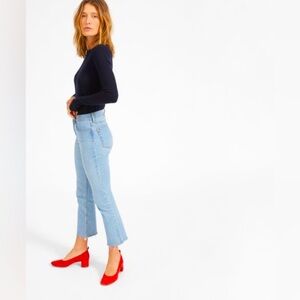 Everlane Kick Crop Jean - size 26 - 98% Japanese cotton with touch of stretch